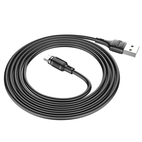 Кабель Hoco X52 Sereno Magnetic USB-A – Micro-USB (1 м · 12W · 2.4A) (Black)