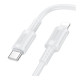 Кабель Borofone BX111 Type-C – Lightning (1 м · 27W · 3A) (White)