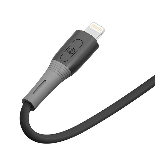 Кабель Ridea RC-M133 Spring USB-A – Lightning (1 м · 12W · 2.4A) (Black)