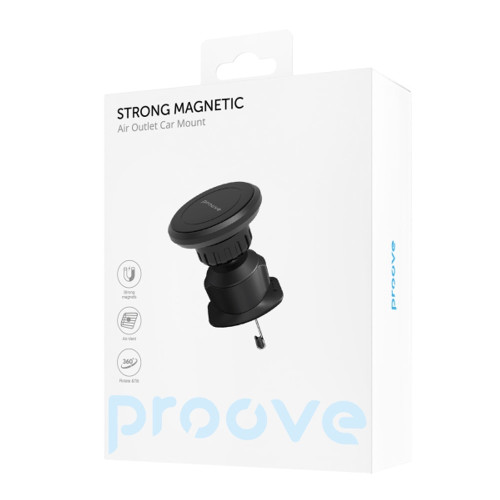 Автодержатель Proove Strong Magnetic Air Outlet Car Mount (Black)