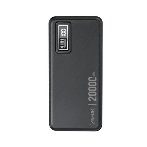 Повербанк Aspor A301 12W (20000 mAh) (Black)
