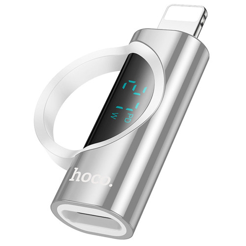 Перехідник Hoco UA32 Lightning штекер – Type-C (Silver)