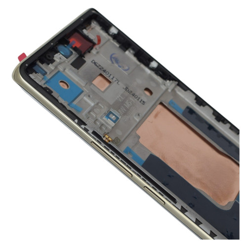 Дисплей для Infinix Note 40 Pro (4G) з тачскріном в рамці (Gold) (Original)