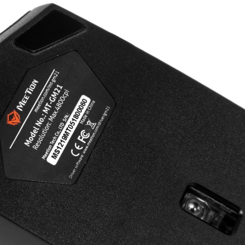 Мишка дротова MeeTion MT-GM21 (4800 DPI) (Black)