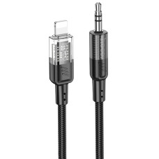 Аудиокабель AUX Hoco UPA27 Lightning – 3.5 мм (1.2 м) (Black)