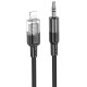 Аудиокабель AUX Hoco UPA27 Lightning – 3.5 мм (1.2 м) (Black)