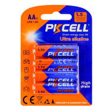 Батарейка PKCELL AA LR6-4B 1.5V (4шт)