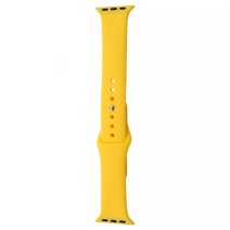 Ремешок для Apple Watch 42/44/45/49 мм Band Silicone, 2 шт (Yellow)