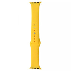 Ремешок для Apple Watch 42/44/45/49 мм Band Silicone, 2 шт (Yellow)