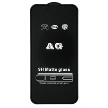 Захисне скло Matte для Apple iPhone 13 (Full Glue) (0.3 мм, 2.5D) (Black)