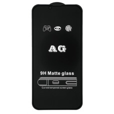 Защитное стекло Matte для Apple iPhone 16e (Full Glue) (0.3 мм, 2.5D) (Black)