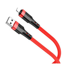 Кабель Borofone BU35 USB-A – Lightning (1.2 м · 12W · 2.4A) (Red)