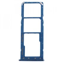 Держатель SIM-карты и карты памяти для Realme 6 (2×SIM, карта памяти) (Blue)