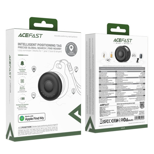 Смарт-трекер Acefast S1 (White)