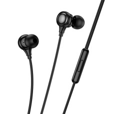 Наушники Hoco M116 3.5мм с микрофоном 1.2 м black