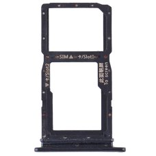 Держатель SIM-карты для Huawei P Smart (2019) (версия на 2×SIM) (Black)