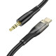 Аудіокабель AUX Hoco UPA25 Type-C – 3.5 мм (1 м) (Black)
