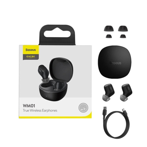 Наушники Bluetooth Baseus Bowie WM01 TWS (Black)