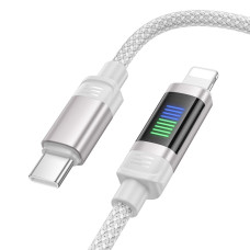 Кабель Hoco U126 Type-C – Lightning (1.2 м · 27W · 3A) (Gray)