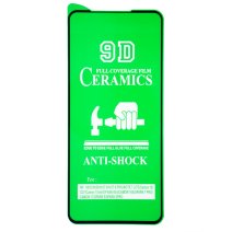 Защитная пленка Ceramic для Oppo A76 (Full Glue) (Black)