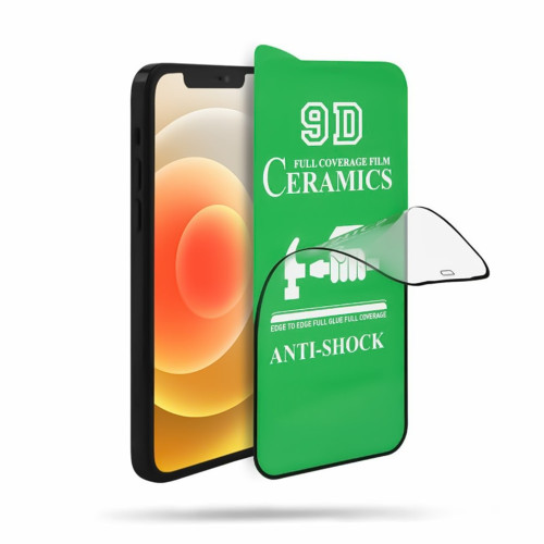 Захисна плівка Ceramic для Oppo F19s (Full Glue) (Black)