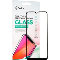 Защитное стекло Gelius для Samsung A025 Galaxy A02s (2021) (Full Glue) (0.3 мм, 2.5D) (Black)