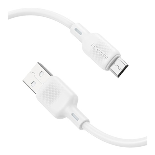 Кабель Borofone BX113 USB-A – Micro-USB (1 м · 12W · 2.4A) (White)