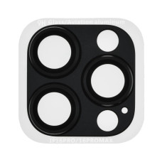 Захисне скло камери KRONOS для Apple iPhone 16 Pro Max (Full Protect) (Black Titanium)