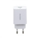 Мережевий зарядний пристрій Borofone BA21A USB-A (18W · 3A) (White)