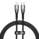 Кабель Baseus Glimmer Series Fast Charging Type-C – Lightning (2 м · 20W · 2.4A) (CADH000101) (Black)