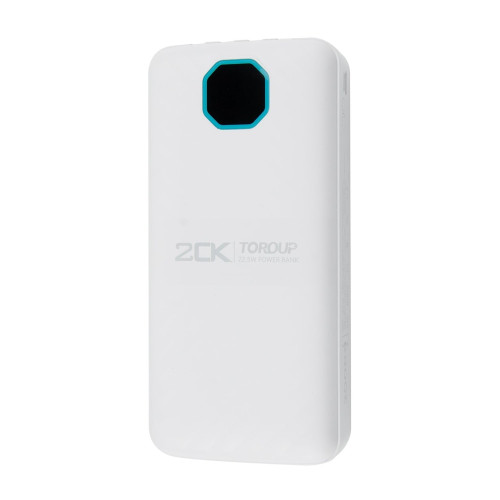 Повербанк Toroup TB-F16L 22.5W з кабелем 4в1 (20000 mAh) (White)