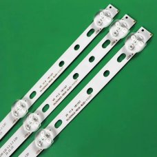 Прямая подсветка для телевизора Telefunken 32″ SVJ320AG2 Rev01 (3 планки по 562 мм, 6 LED, линза 15 мм, 3 В)