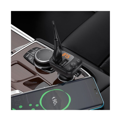 FM-модулятор Borofone BC41 Eminency 2xUSB-A (18W · 3A) (Black)