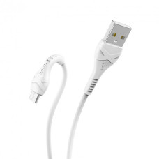 Кабель Hoco X37 Cool Power USB-A – Micro-USB (1 м · 12W · 2.4A) (White)