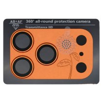 Защитное стекло камеры BEISOKY Metal Aroma для Apple iPhone 17 Pro Max (Cosmic Orange)