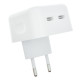 Сетевое зарядное устройство для iPhone 2xUSB-C (35W · 3A) (NO LOGO) (White)