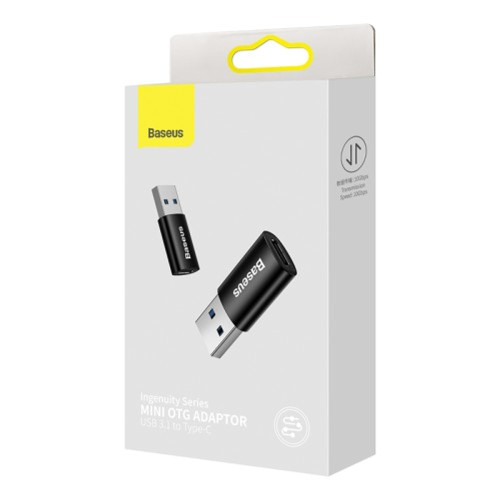 Переходник OTG Baseus Ingenuity USB-A 3.1 – Type-C (Black)