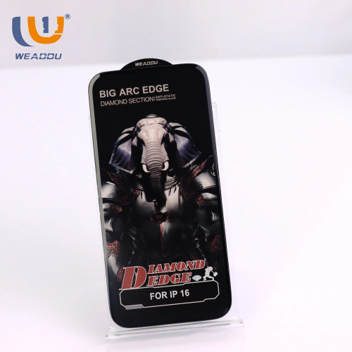 Защитное стекло WEADDU Diamond для Apple iPhone 18 Pro (4D) (Black)