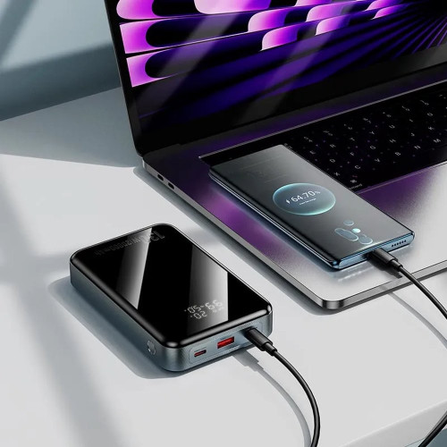 Повербанк Hoco Q30A Fast charge 130W (20000 mAh) (Black)