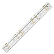 Пряма підсвітка для телевізора Changhong 32″ 303XJ320034 Rev1.1 (3 планки по 595 мм, 6 LED, лінза 15,5 мм, 3 В)