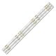 Прямая подсветка для телевизора Changhong 32″ 303XJ320034 Rev1.1 (3 планки по 595 мм, 6 LED, линза 15,5 мм, 3 В)