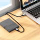 Мультимедійний кабель Hoco US10 USB-A – Micro-USB 3.0 5Gbit/s (0.5 м) (Black)