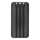 Повербанк Itel Star 200C 10.5W с кабелем 3в1 (20000 mAh) (Black)