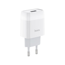 Мережевий зарядний пристрій Hoco C72A USB-A (10.5W · 2.1A) (White)