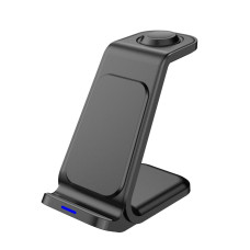 Бездротовий зарядний пристрій NN Z-23 3в1 (15W) (Black)