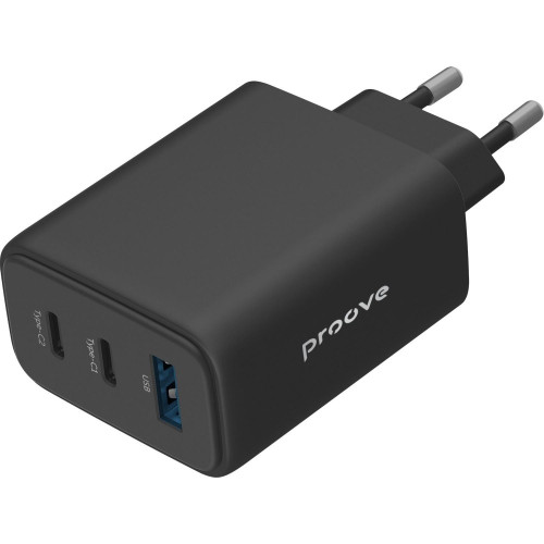Сетевое зарядное устройство Proove Silicone Power 2 USB-A+2xUSB-C (67W · 3A) (Black)