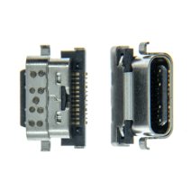 Роз'єм зарядки для Motorola XT1929 Moto Z3 Play 12 pin (4 кріплень) (контакти посередині) (Type-C) (Original)