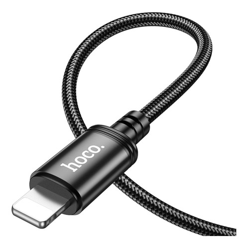Кабель Hoco X89 USB-A – Lightning (2 м · 12W · 2.4A) (Black)