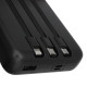 Повербанк Itel Star 200C 10.5W с кабелем 3в1 (20000 mAh) (Black)