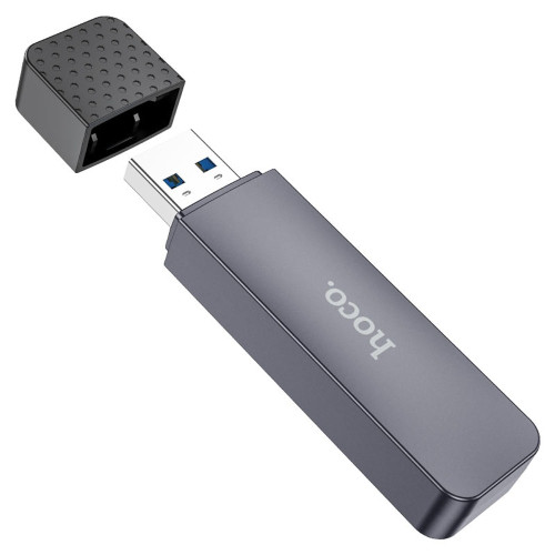 Картридер Hoco HB45 USB3.0 gray